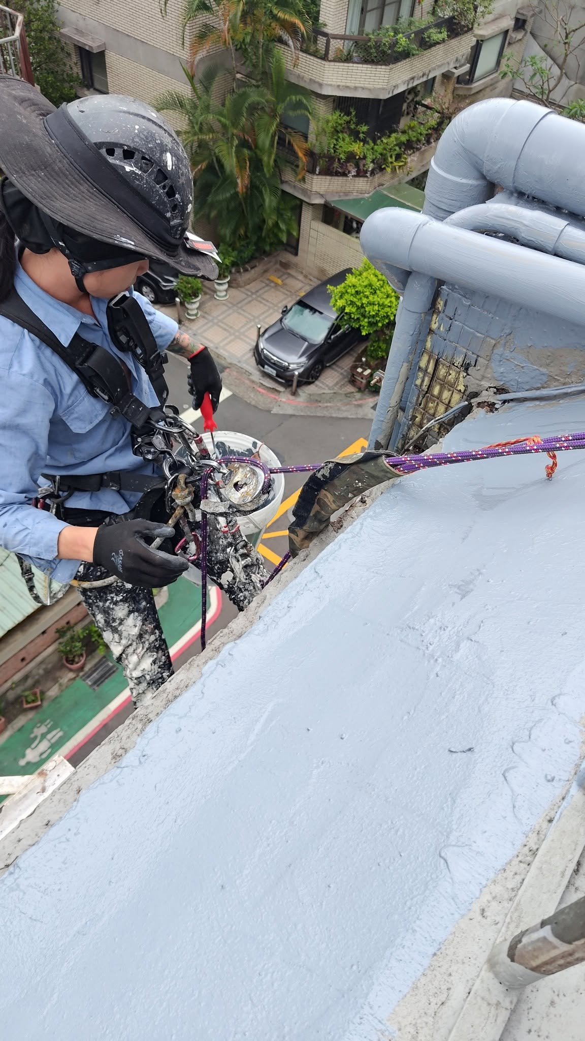 御水師傅施工外牆防水