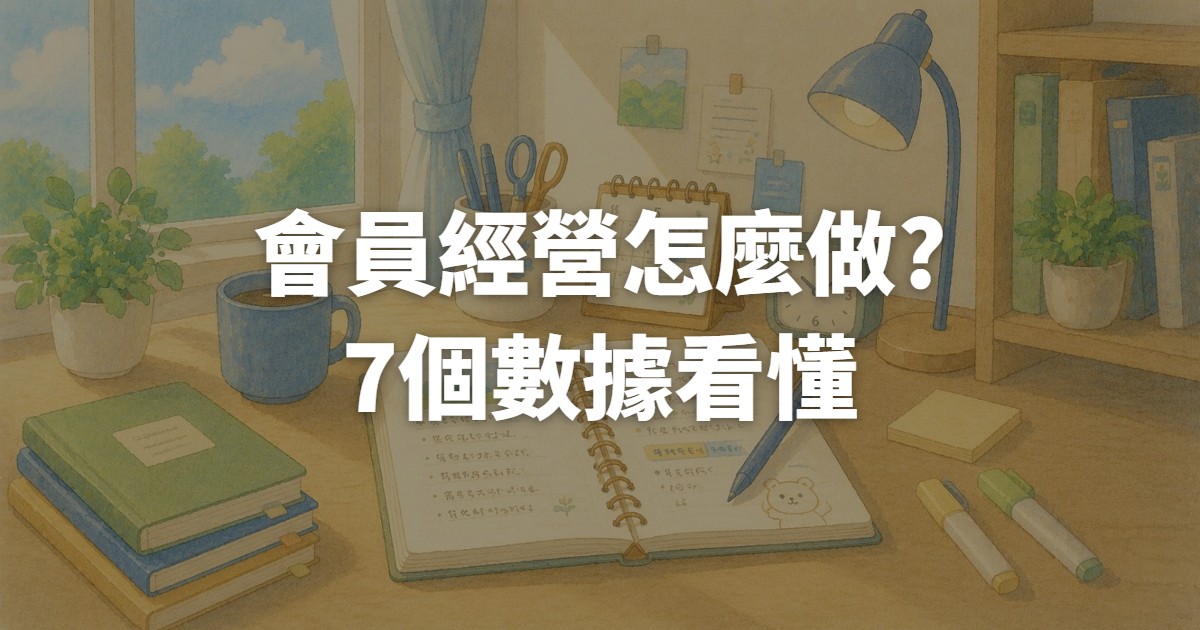 會員經營怎麼做?7個數據看懂為什麼該做